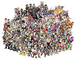 Famous video game characters in one picture. | Hero games, Video game  characters, Video game magazines