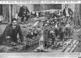 File:HG Wells playing to Little Wars.jpg - Wikimedia Commons